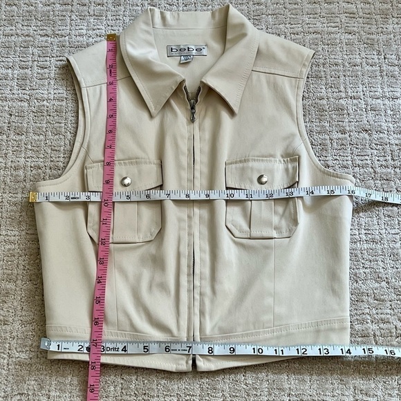 Vintage Bebe Cropped Vest - Picture 7 of 8
